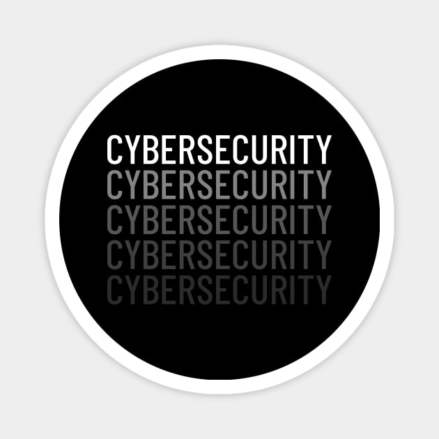 Cyber Security Fadeout Magnet by OldCamp